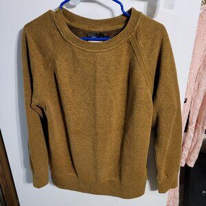 WOMANS PRANA MUSTARD COLOR SWEATSHIRT SZ L